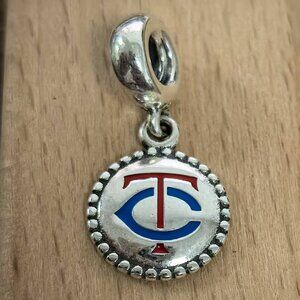 Pandora Minnesota Twins Destination Charm Pendant, S925 Silver Bracelets